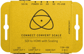 CONNECT CONVERT SCALE SDI A HDMI ATOMOS