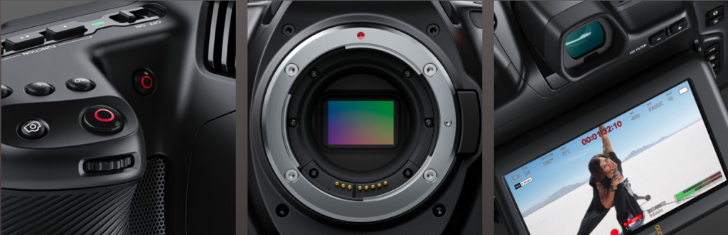 Diseño Blackmagic Pocket Cinema Camera 6K Pro